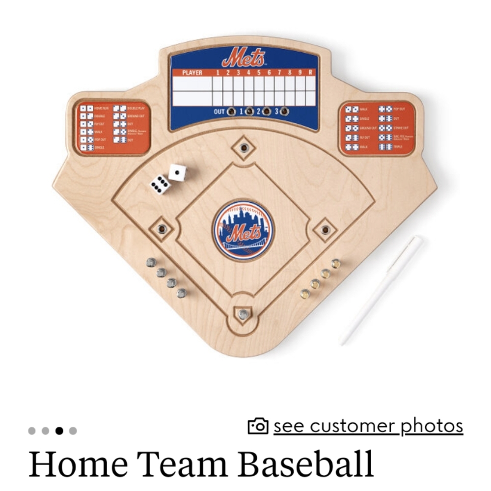 NY Mets Handmade Baseball Game